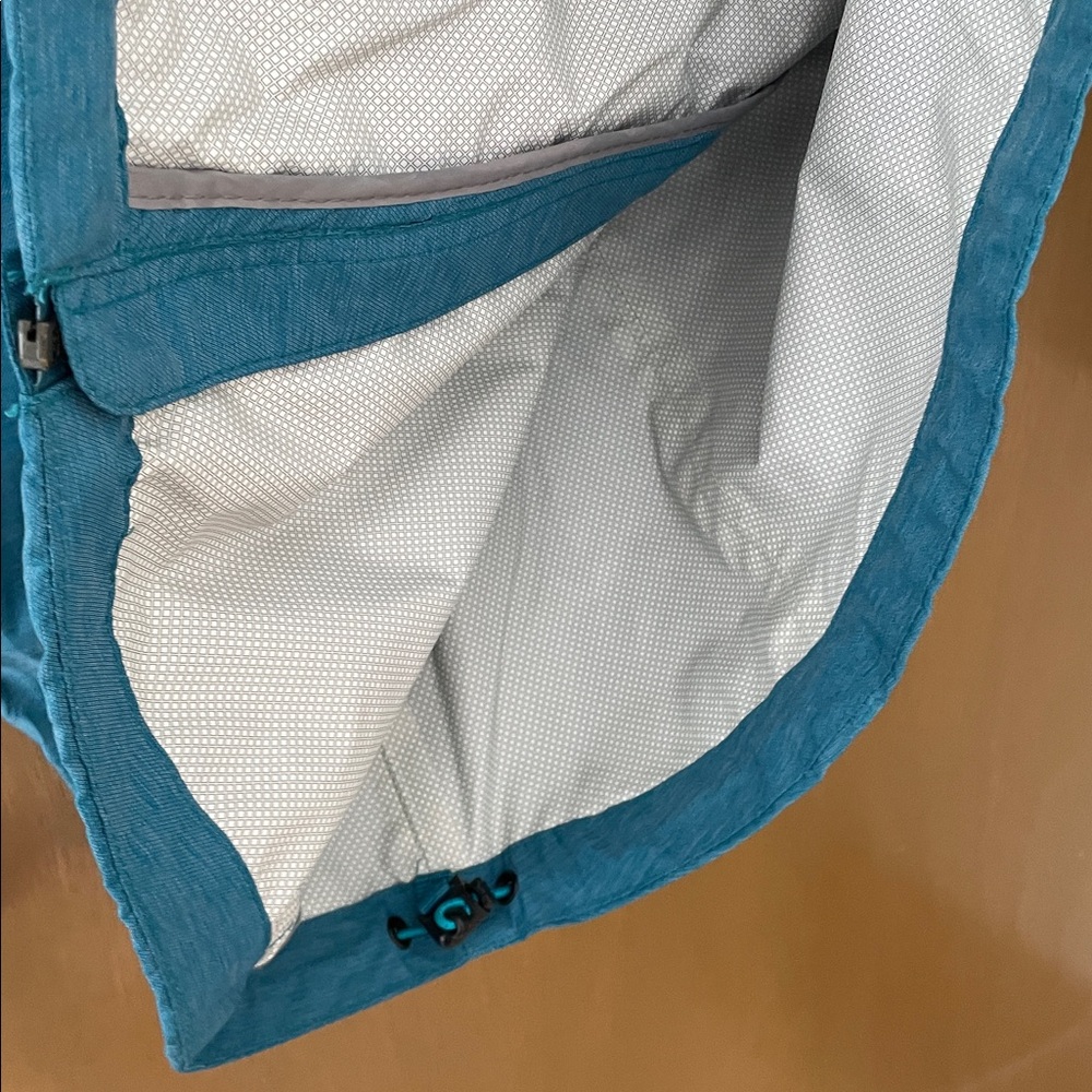 PARADOX Womens Waterproof & Breathable Hooded Rain Wind Jacket teal blue size M - Picture 12 of 14